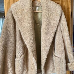 1950's Alpaca Faux Fur Jacket sizes 10-12.